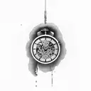 reloj chronos  tattoo design idea