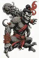 king monkey king tattoo design idea