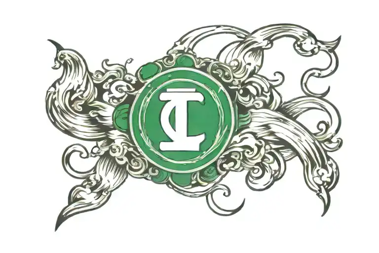 green lantern symbol tattoo design idea