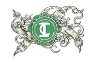 green lantern symbol tattoo design idea