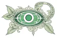 green lantern symbol tattoo design idea