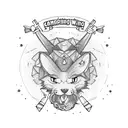 camping wine waitress family sisters freedom optimisme virgo  tattoo design idea