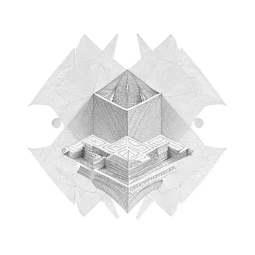 monument valley road tattoo design idea