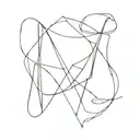 small  trinagle formed out of  letters "NYX" tattoo design idea