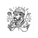 sous terre  tattoo design idea