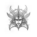 karna mahabharat tattoo design idea