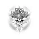 karna mahabharat tattoo design idea