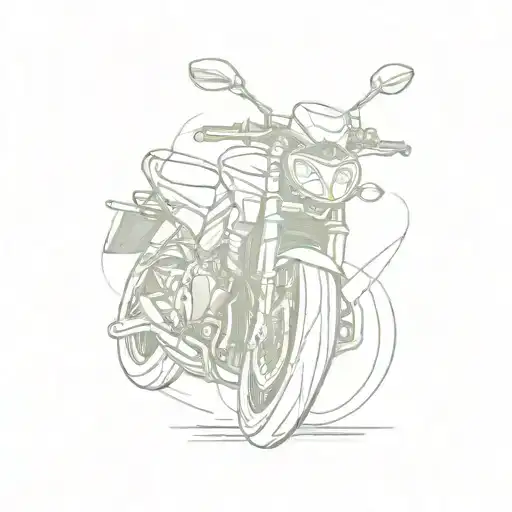 triumph street triple 675 lights bulbs tattoo design idea