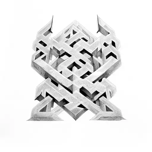 letters IRA in same order with book in negative space tattoo design idea