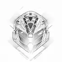 BMW S1000 RR tattoo design idea