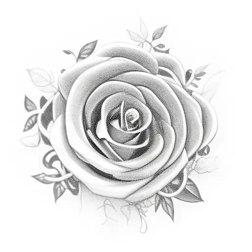 A powerful revolver wrapped in vines and flowers, representing the client's journey from addiction to sobriety and their dedication to helping addicts. tattoo design idea