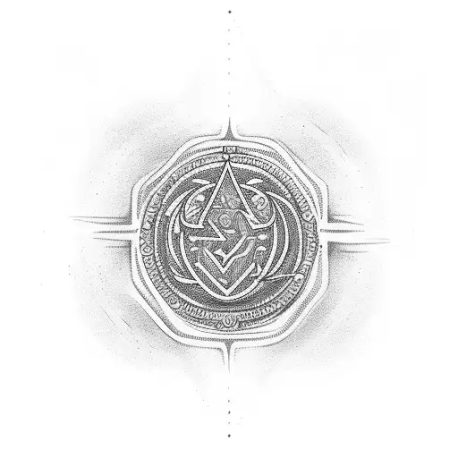 Zoroastrian beliefs tattoo design idea