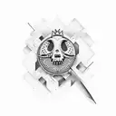 juice wrld  tattoo design idea