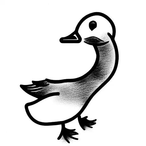 Matching Tattoos with a duck tattoo design idea