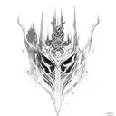 Bloodborne hunter tattoo design idea