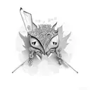 candy wrapper tattoo design idea