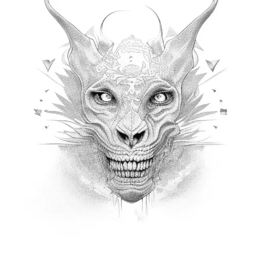 ahuego tattoo design idea