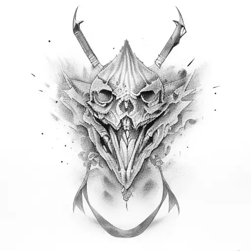 painter that  is mad about small details tattoo design idea