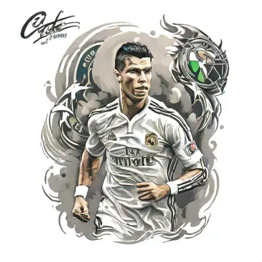 Cristiano Ronaldo tattoo design idea
