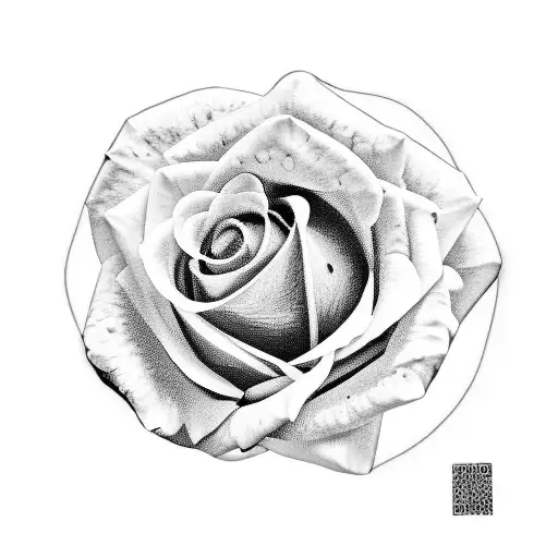 yellow rose with text "Wendie Sharon Hemara 2-2-1960  23-8-2023" tattoo design idea