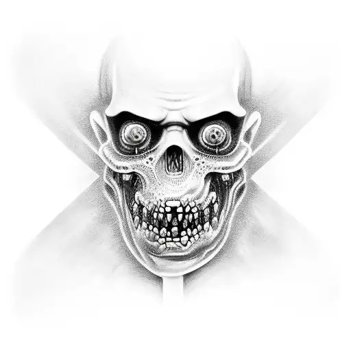 zombie  tattoo design idea