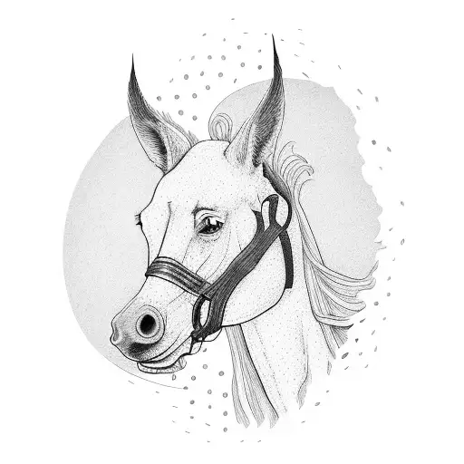 bojack horseman reference tattoo design idea