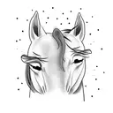 bojack horseman reference tattoo design idea