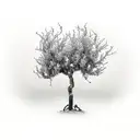 a minimalist tattoo with elements like apple orchards, kashida, a free Kashmir & olive trees, tatreez free palestine tattoo design idea