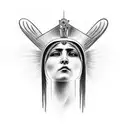 Alexa Demie as Our Lady of Sorrow tattoo design idea