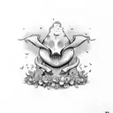 bittersweet symphony hook notes tattoo design idea