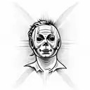 Michael Myers  tattoo design idea