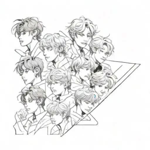 Stray Kids K-pop tattoo design idea