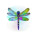 Dragonfly tattoo design idea