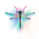 Dragonfly tattoo design idea