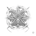 polynesian octopus tattoo design idea