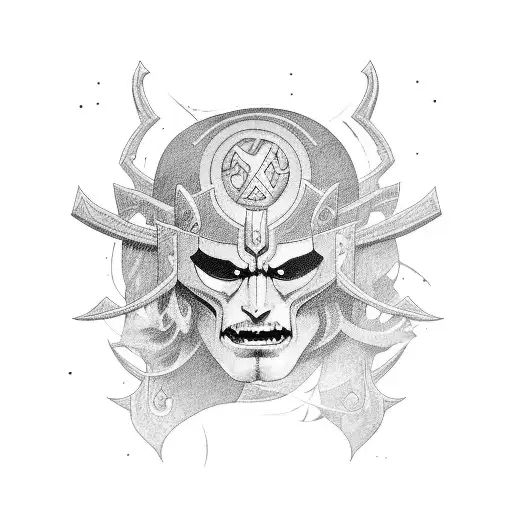 titans vs gods tattoo design idea