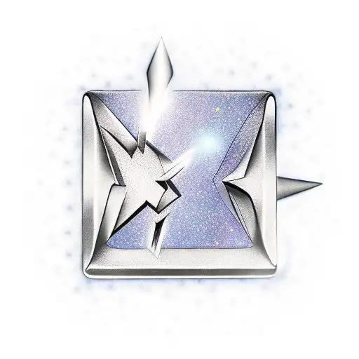 Steel Wand Magic Star tattoo design idea