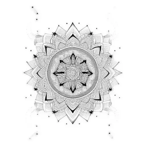 Arab tattoo that advocates confidence in silk tattoo design idea