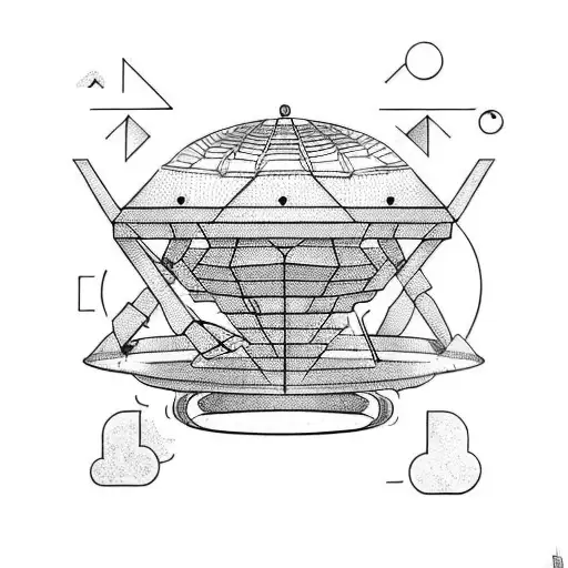ufo tattoo design idea