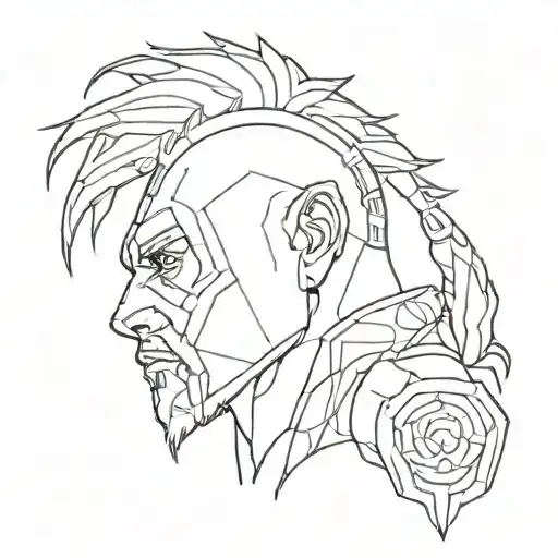 The Revenant of Apex Legends tattoo design idea