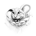 unique design for someone who just had a son named Luka born 09/02/2023 tattoo design idea