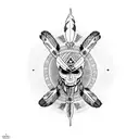 Native American  tattoo design idea