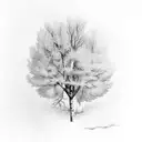 aspen trees tattoo design idea