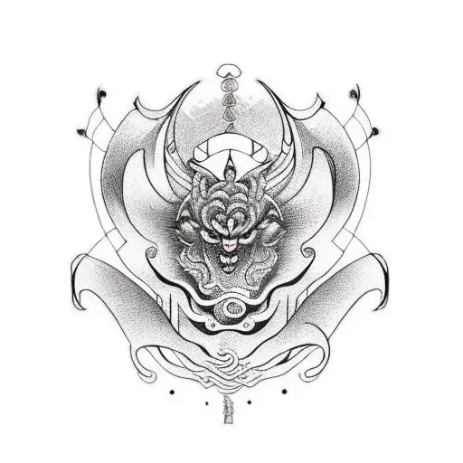 labyrinth  tattoo design idea