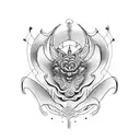 labyrinth  tattoo design idea