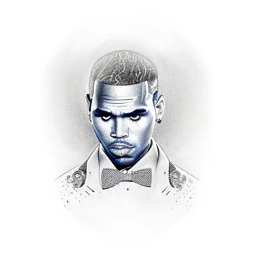 Chris Brown tattoo design idea