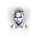 Chris Brown tattoo design idea
