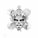 Chris Brown tattoo design idea