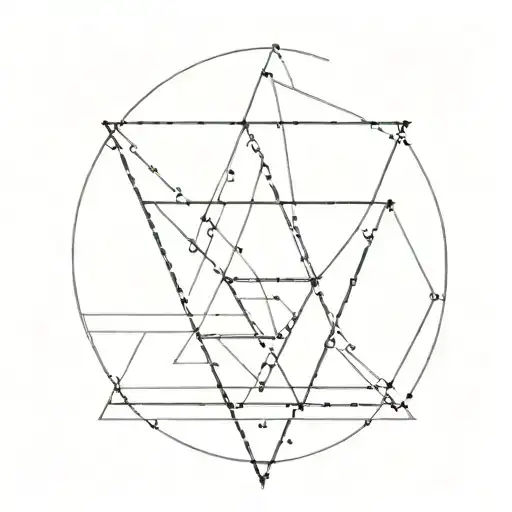 impossible triangle pixel art tattoo tattoo design idea