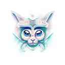 combined virgo gemini tattoo design idea